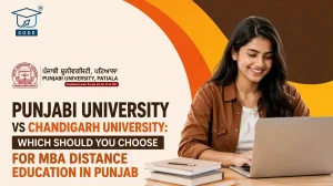 Punjabi Vs Chandigarh University for MBA Distance Education